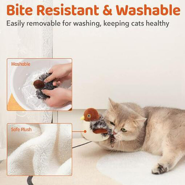 Anna - Interaktiv fågel för katter