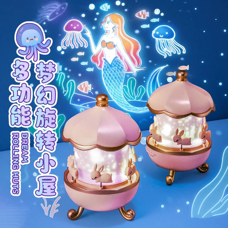 Linda - Stjärnklar himmelsprojektor natt uppladdningsbar