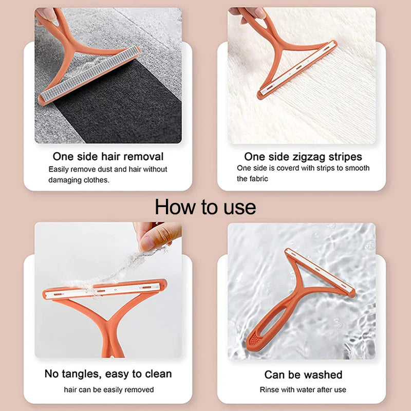 Rasmus - Dubbeländad manuell hår- och luddborttagare