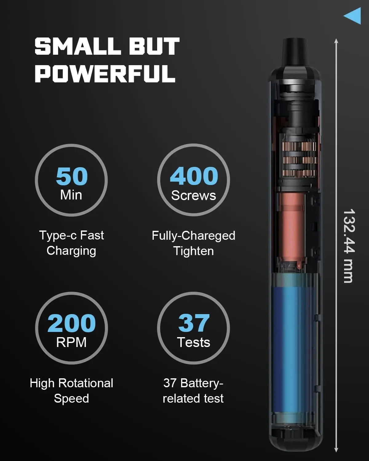 Fredrik - 68-i-1 mini precisions elektriskt skruvmejselset