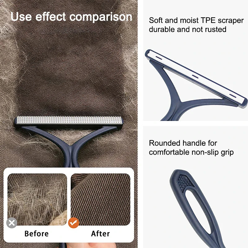 Rasmus - Dubbeländad manuell hår- och luddborttagare