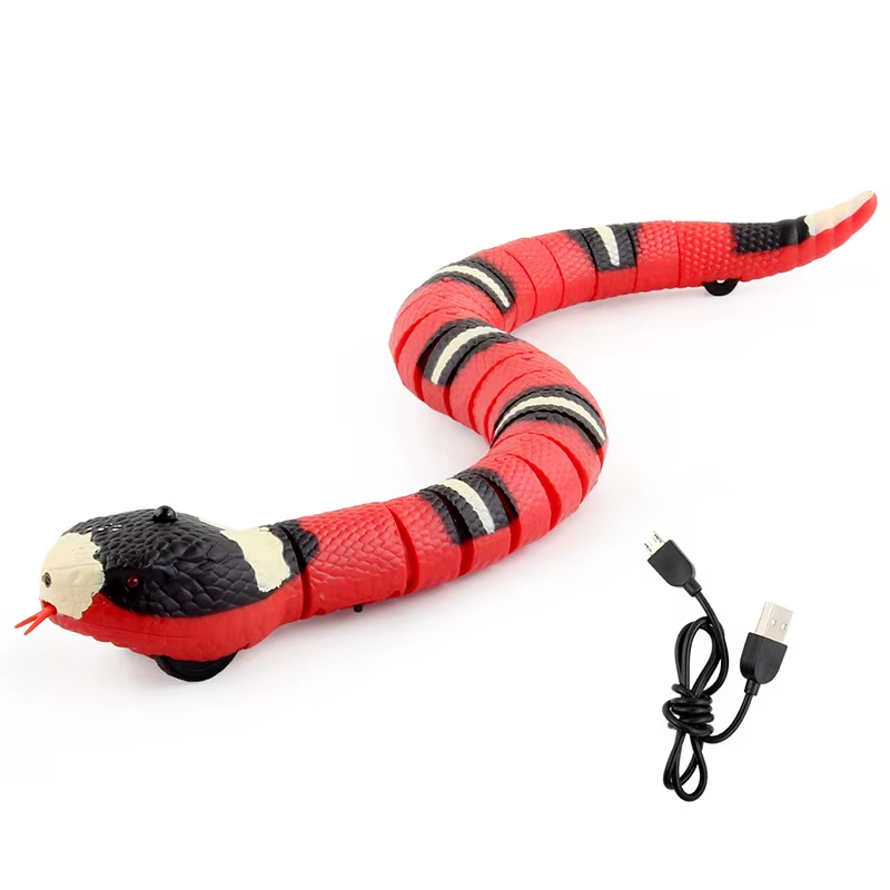 Snake - Interaktiv Kattleksak - USB uppladdningsbar