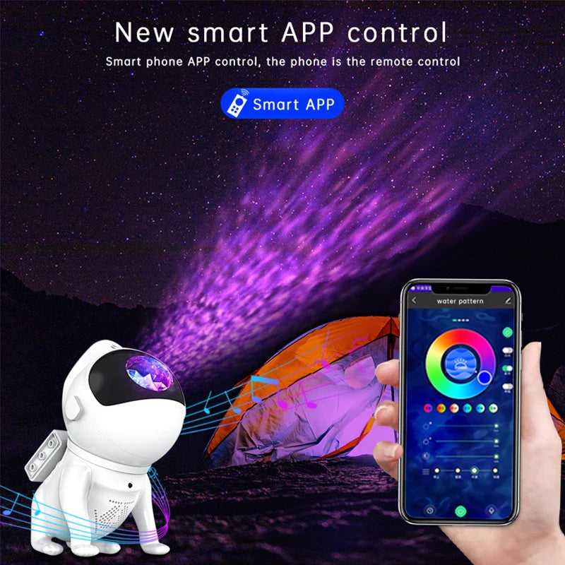 Avesta - Astronaut galax-nattlampa med stjärnprojektor