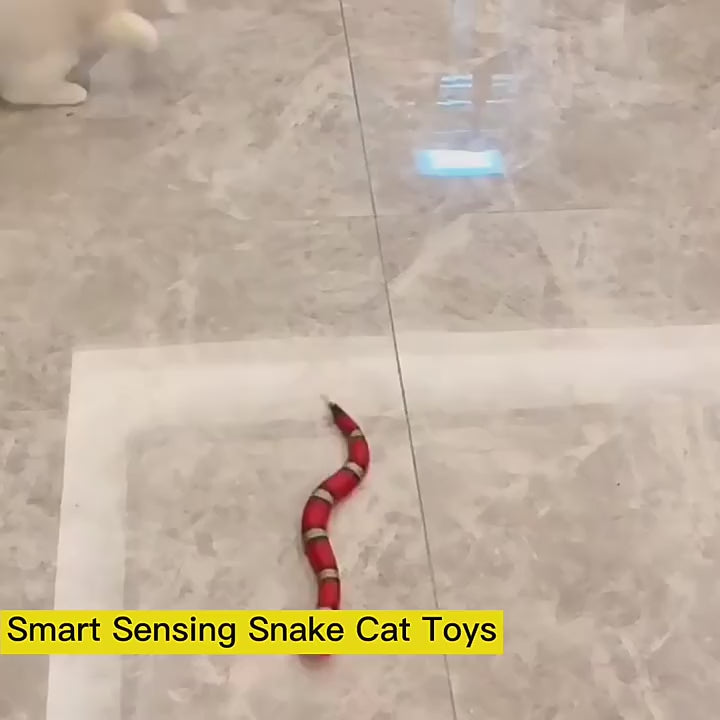Snake - Interaktiv Kattleksak - USB uppladdningsbar