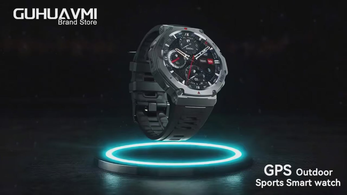 Mili - 2025 Ny Militär Bluetooth Smartklocka.